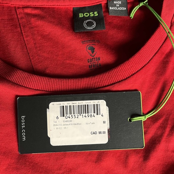 Red Hugo boss tee - Picture 3 of 4